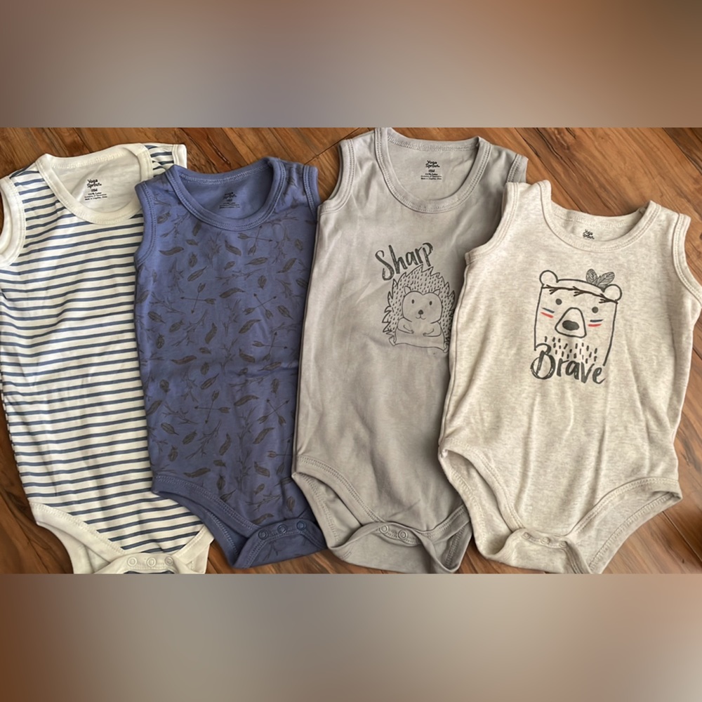 Sleeveless Onesies Bundle set of 4